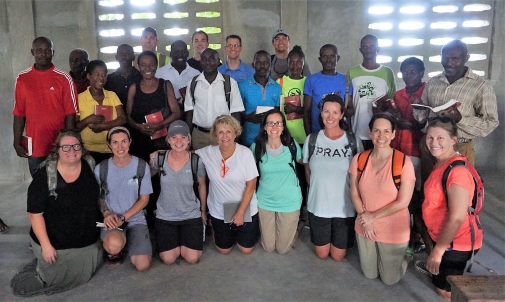 Mission team with Haiti leadership council