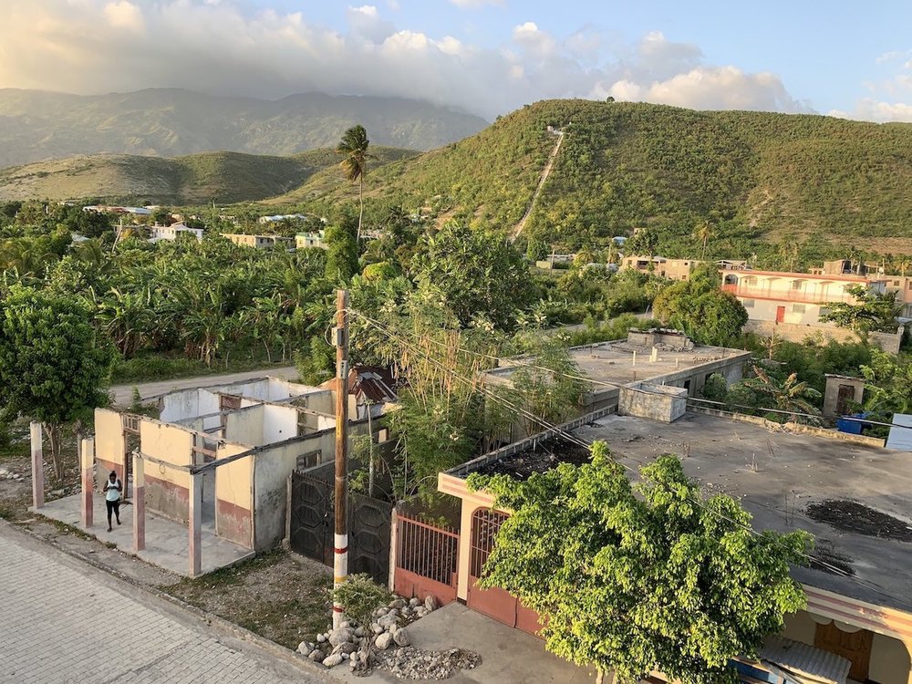 Haiti coastal hills
