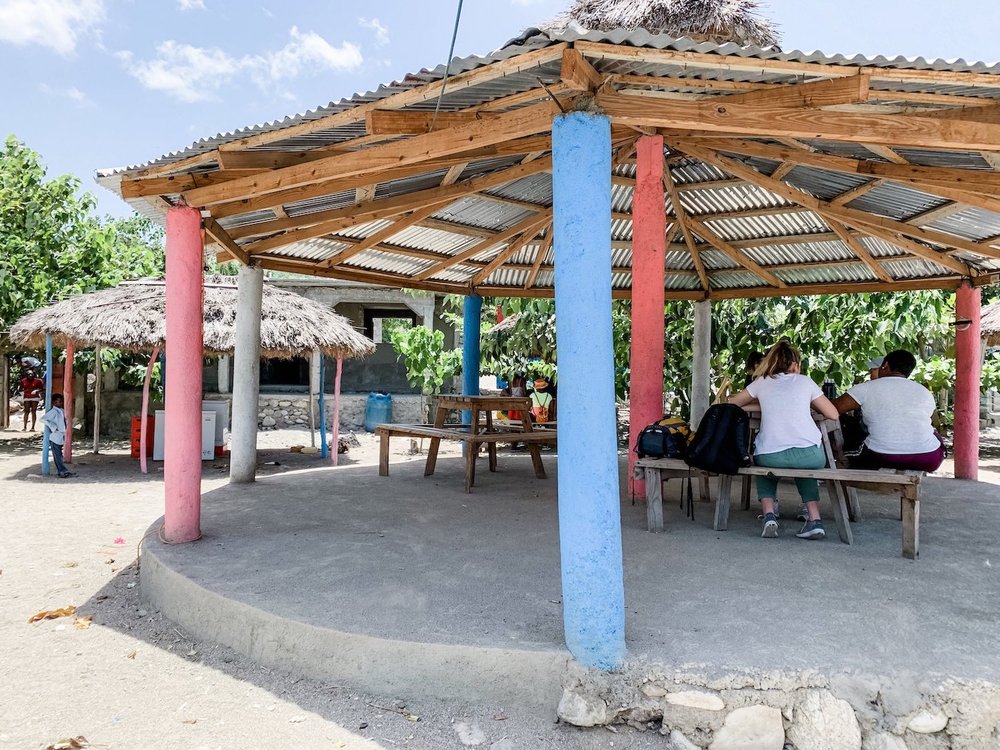 picnic area in Haiti