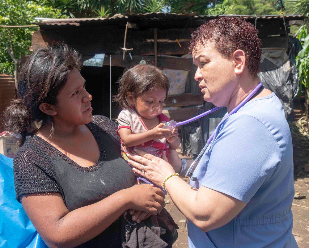 CHILD RECEIVING MEDICAL CARE IN GUATEMALA AS PART OF MAP'S BRINGING CHILDREN HEALTH PROGRAM