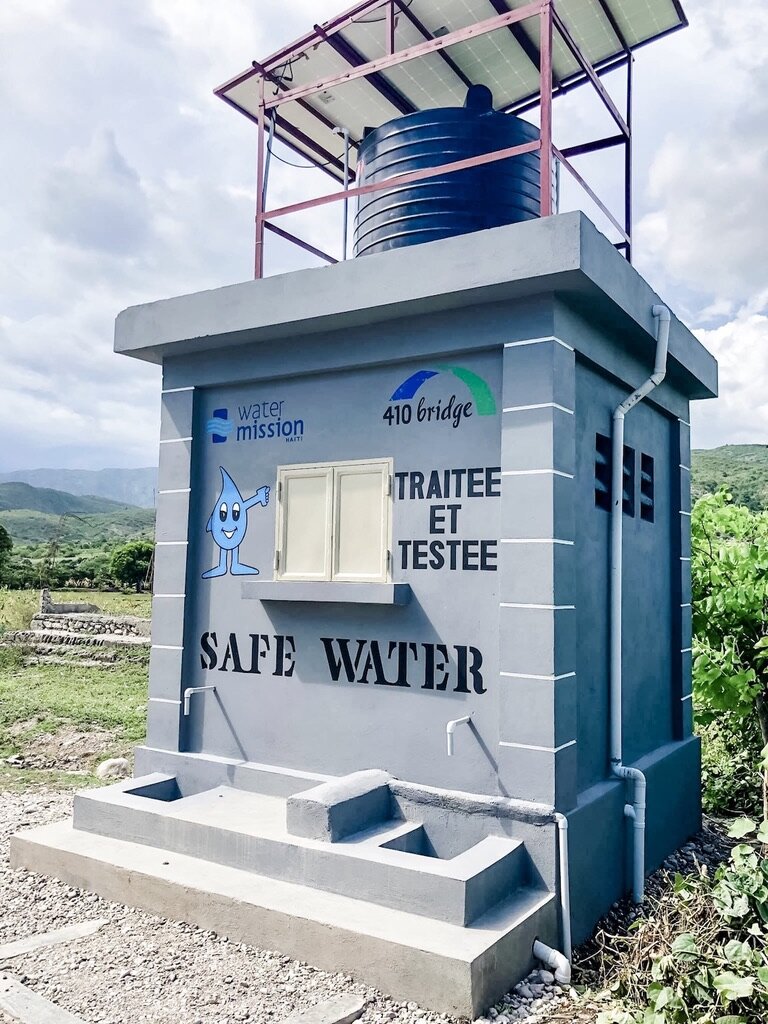 safe water well in Haiti