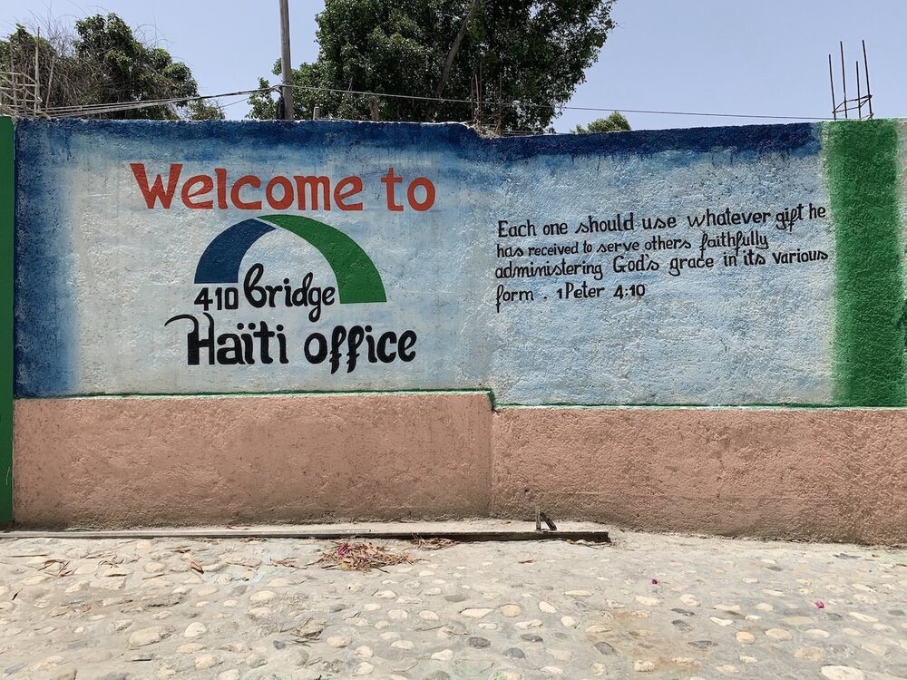 Welcome to The 410 Bridge Haiti Office