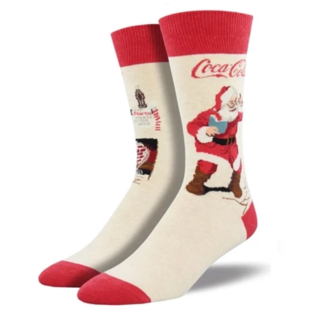 Coca Cola Christmas socks
