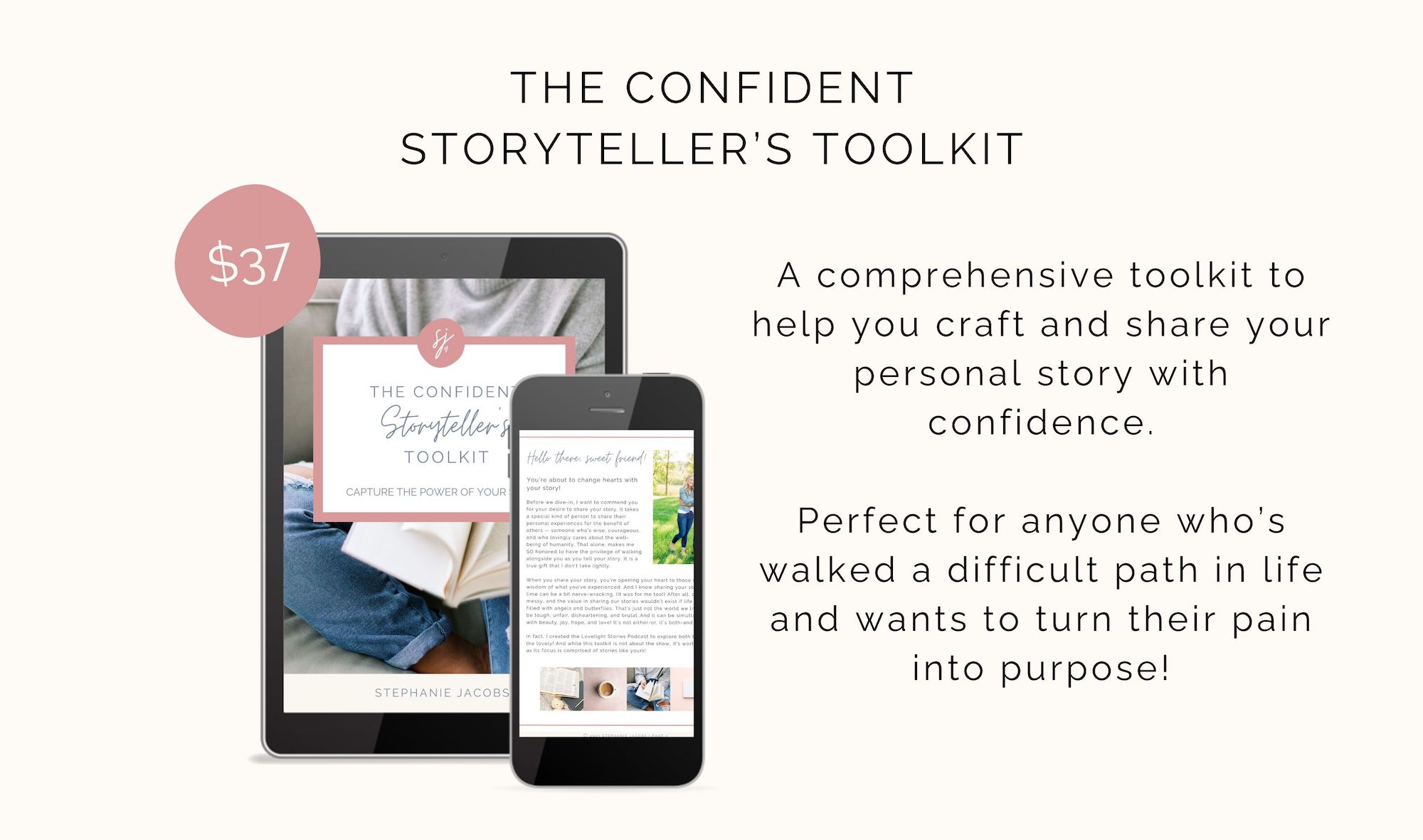 Stephanie Jacobs | The Confident Storyteller's Toolkit